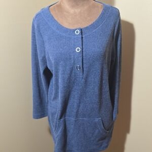 Christopher & Banks Dark Blue Knit Sweater